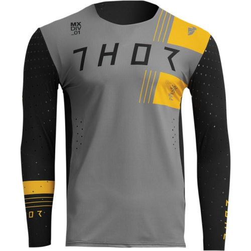 Thor - Thor Prime Strike Jersey - 2910-6938 - Black/Lemon - X-Large