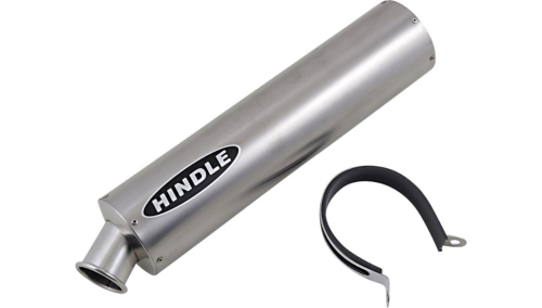 Hindle - Hindle Megaphone Muffler - 16in. Round Muffler - Titanium - TGPS162R