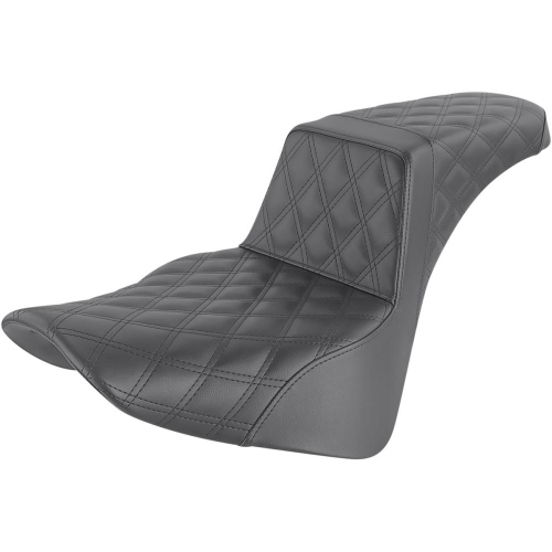 Saddlemen - Saddlemen LS Full Step-Up Seat - Black - 818-33-175