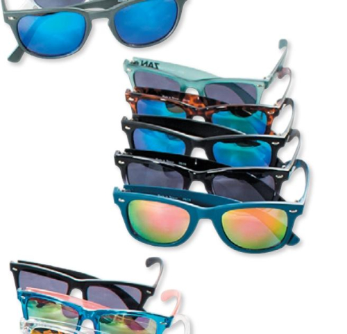 Zan Headgear - Zan Headgear Throwback Sunglasses Assortment - EZPP04-R