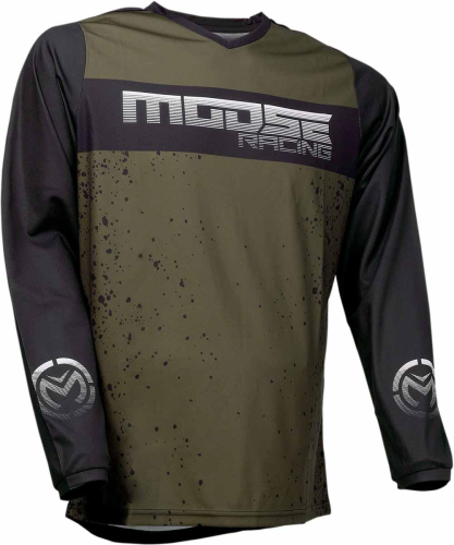 Moose Racing - Moose Racing Qualifier Jersey - 2910-6639 - Olive/Black - Large