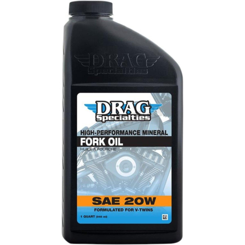 Drag Specialties - Drag Specialties High-Performance Minerl Fork Oil - 20W - Heavy - 3609-0140