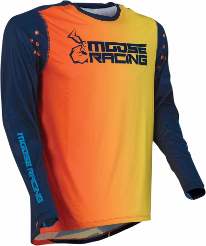 Moose Racing - Moose Racing Agroid Jersey - 2910-6405 - Navy/Orange - Medium