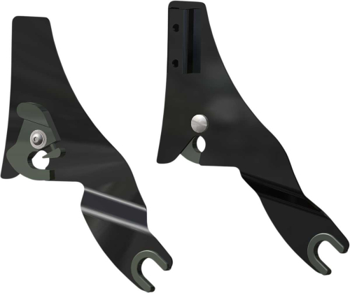 Drag Specialties - Drag Specialties Quick Release Side Plate - Black - 1504-0107