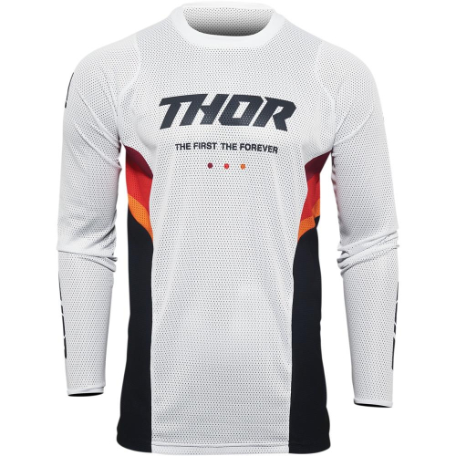 Thor - Thor Pulse Air React Jersey - 2910-6519 - White/Midnight - Large