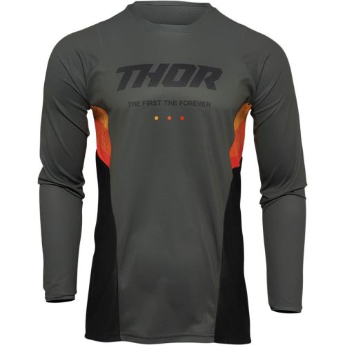 Thor - Thor Pulse React Jersey - 2910-6526 - Army/Black - X-Large