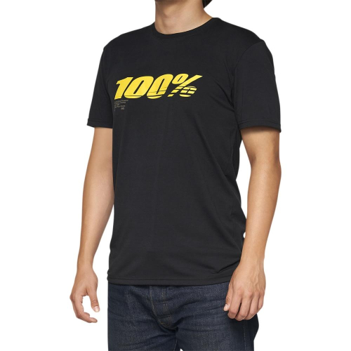 100% - 100% Speed Tech T-Shirt - 35030-001-13 - Black - X-Large