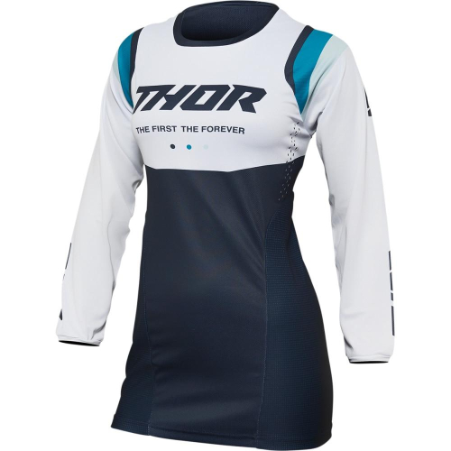 Thor - Thor Pulse Rev Womens Jersey - 2911-0232 - Midnight/White - X-Small