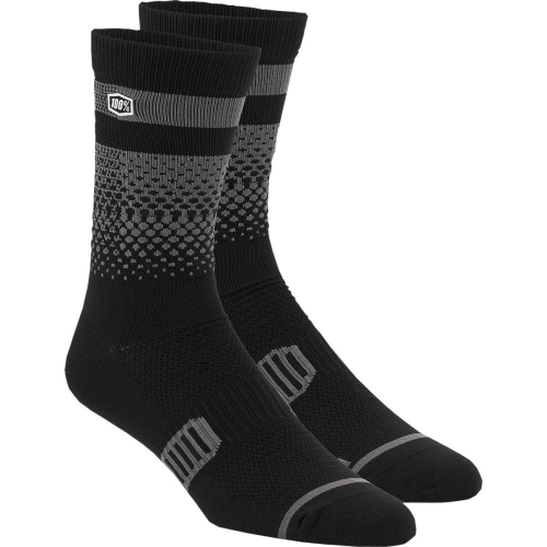 100% - 100% Advocate Socks - 24017-376-17 - Black/Charcoal - Sm-Md