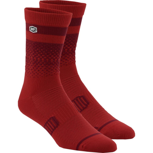 100% - 100% Advocate Socks - 24017-419-17 - Cherry/Brick - Sm-Md