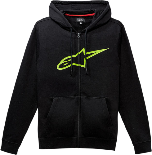 Alpinestars - Alpinestars Ageless II Zip Hoodie - 1038530521060M - Black/Green - Medium