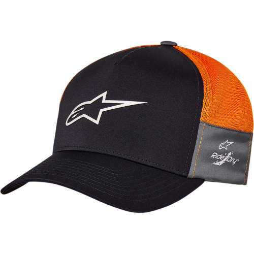 Alpinestars - Alpinestars Foremost Tech Hat - 1211810027032SM - Navy/Orange - Sm-Md