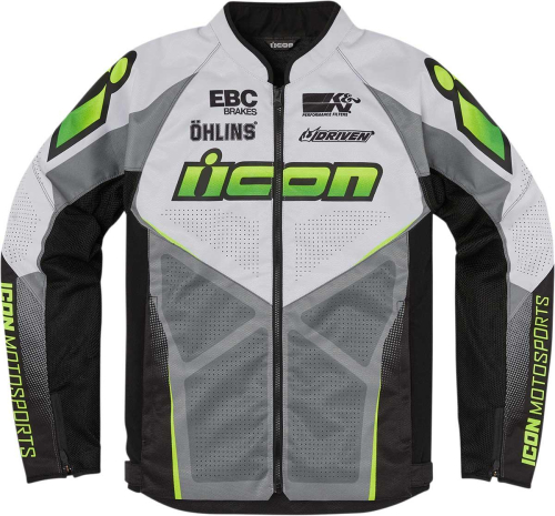 Icon - Icon Hooligan Ultrabolt Jacket - 2820-5537 - Hi-Viz - X-Large