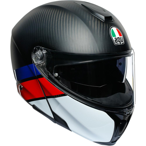 AGV - AGV Sport Modular Layer Helmet - 211201O2IY00912 - Carbon/Red/Blue - Medium