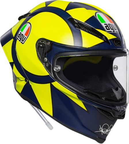 AGV - AGV Pista GP RR Soleluna 2019 Helmet - 216031D0MY00111 - Yellow/Blue - 2XL