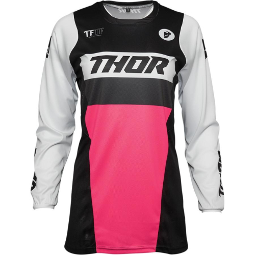 Thor - Thor Pulse Racer Womens Jersey - 2911-0197 - Black/Pink - X-Small