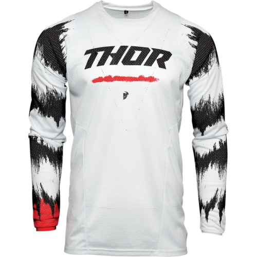 Thor - Thor Pulse Air Rad Jersey - 2910-5860 - White/Red - Small