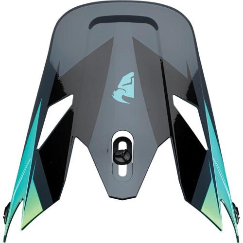 Thor - Thor Visor Kit for Adult Sector Helmets - Fader Acid/Teal - 0132-1434