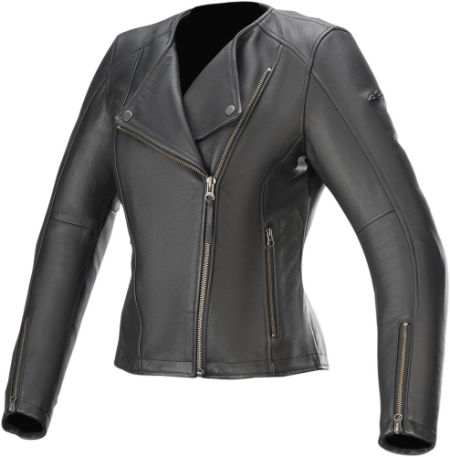 Alpinestars - Alpinestars Alice Leather Womens Jacket - 3115020-10-48 - Black - 34