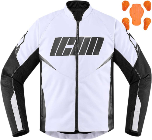 Icon - Icon Hooligan Jacket - 2820-5314 - White - 2XL