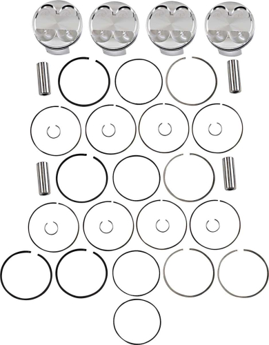 J.E. Pistons - J.E. Pistons Piston Kit - 80.00mm Standard Oversize, 11.5:1 Compression - 345193