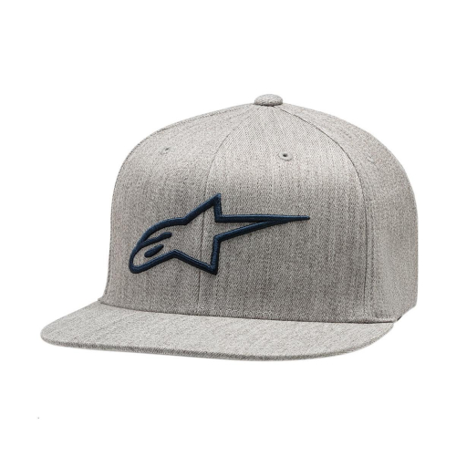 Alpinestars - Alpinestars Ageless Flatbill Hat - 1035810151171SM - Gray Heather/Navy - Sm-Md