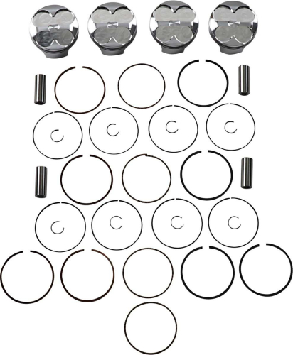 J.E. Pistons - J.E. Pistons FSR Piston - 2.00mm Oversize to 70.00mm, 13.5:1 Compression - 317208