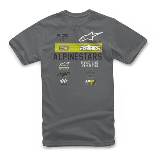 Alpinestars - Alpinestars Sponsored T-Shirt - 1210-72002-18M - Charcoal - Medium