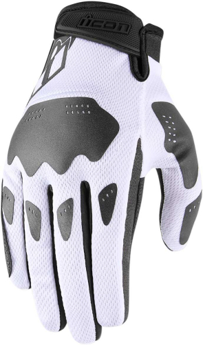 Icon - Icon Hooligan Gloves - 3301-3884 - White - 3XL