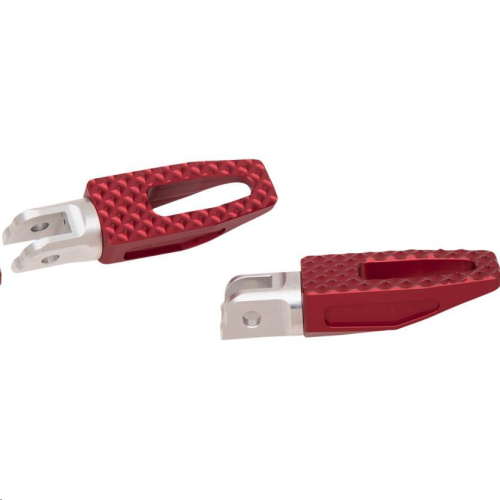 Thrashin Supply Company - Thrashin Supply Company P-54 Slim Driver Footpegs - Red - TSC-2021-2-SF