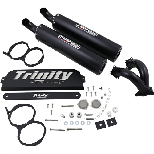 Trinity Racing - Trinity Racing Stage 5 Dual Slip-On - Cerakote - TR-4173S-CB