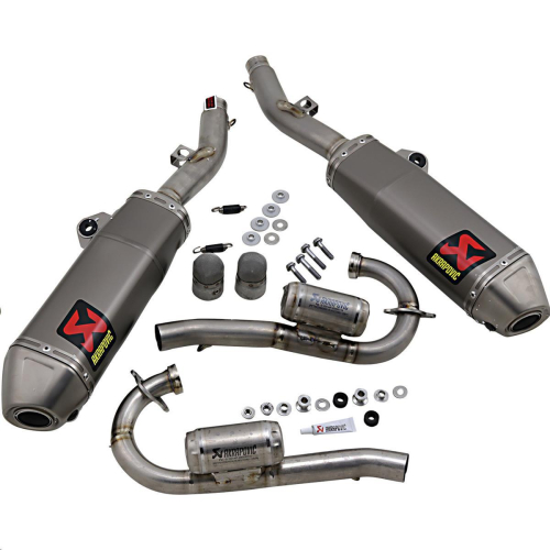 Akrapovic - Akrapovic Evolution Line Full System Dual Exhaust - Titanium Mufflers - S-H2MET11-CIQTA