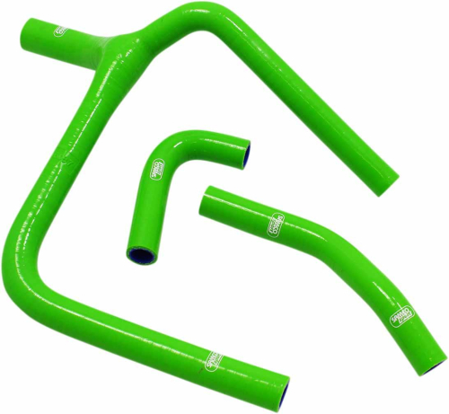 Moose Racing - Moose Racing Race Fit Radiator Hose Kit  - Green - KAW96-GN