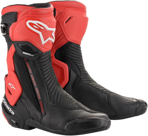 Alpinestars - Alpinestars SMX Plus Vented Boots - 2221119-13-39 - Black/Red - 6