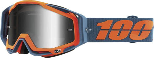 100% - 100% Racecraft Kilroy Goggles - 50110-386-02 - Kilroy/Navy/Orange / Silver Lens - OSFM