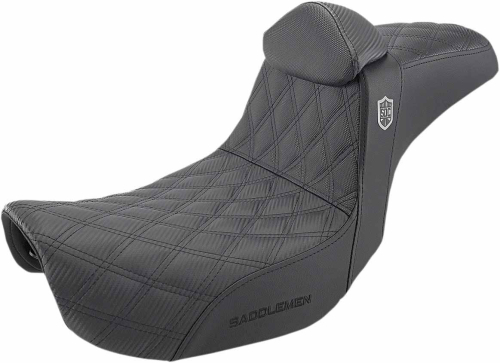 Saddlemen - Saddlemen Pro Series SDC Performance Gripper Seat with Driver Backrest - SC80604DBKRT