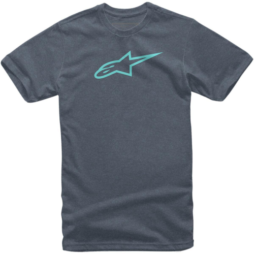 Alpinestars - Alpinestars Ageless II T-Shirt - 103772022-7776L - Navy/Turquoise - Large