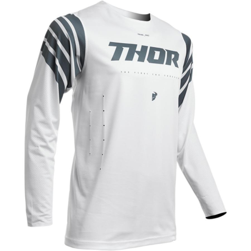 Thor - Thor Prime Pro Strut Jersey - 2910-5413 - White/Slate - Large