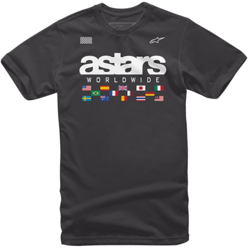 Alpinestars - Alpinestars Nations T-Shirt - 1139-72260-10-L - Black - Large