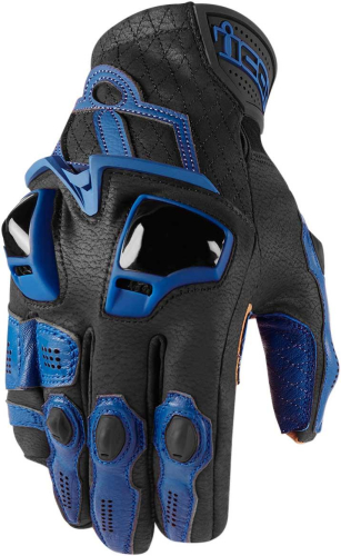 Icon - Icon Hypersport Short Gloves - 3301-3542 - Blue - X-Large