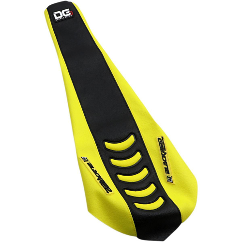 Blackbird Racing - Blackbird Racing Double Grip 3 Seat Cover - Black/Yellow - 1331HUS