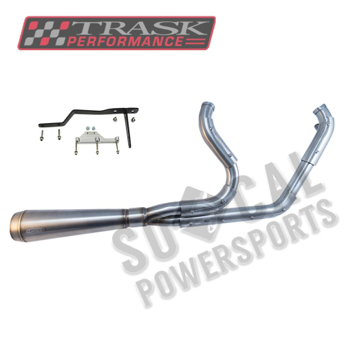 Trask Performance - Trask Performance Assault 2-into-1 Exhaust System - Stainless - TM-5040