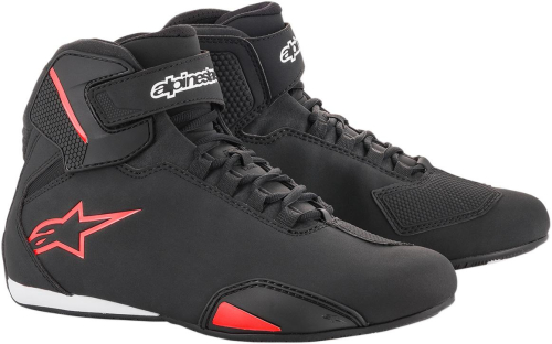 Alpinestars - Alpinestars Sektor Shoes - 2515518-13-7.5 - Black/Red - 7.5