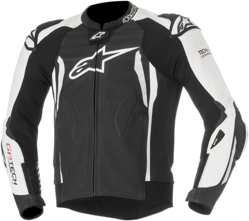 Alpinestars - Alpinestars GP Tech V2 Leather Jacket - 3108517-12-52 - Black/White - 42