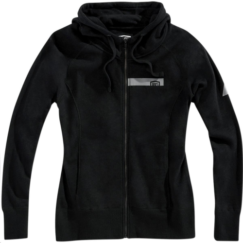 100% - 100% Journey Womens Zip Hoody - 29003-001-11 - Black - Medium