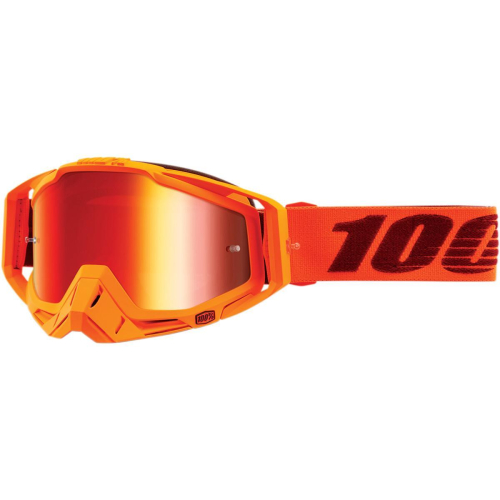 100% - 100% Racecraft Menlo Goggles - 50110-273-02 - Menlo/Orange/Black / Red Lens - OSFM