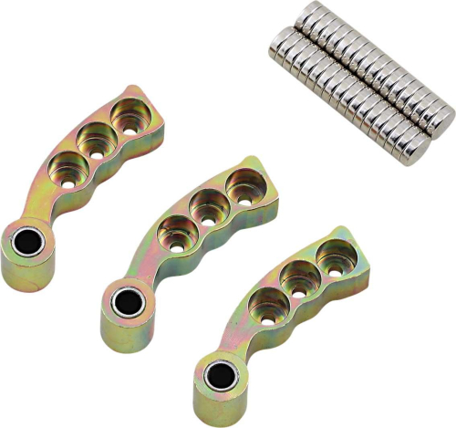 BikeMan Performance - BikeMan Performance Gold Star Magnetic Adjustable Clutch Weights - 35-48 Grams - 05-GSW-3548-3