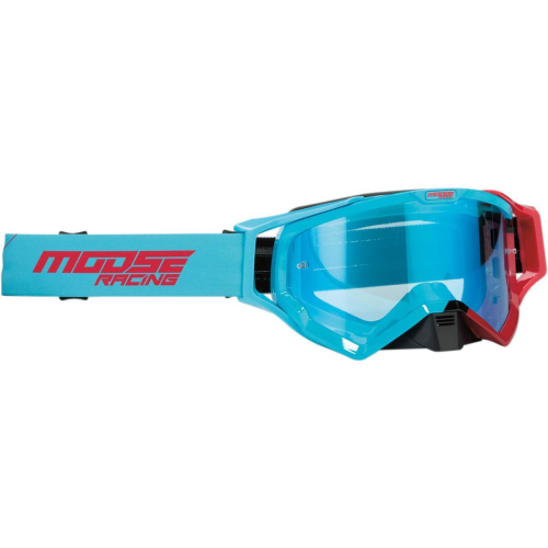 Moose Racing - Moose Racing XCR Hatch Goggles - 2601-2347 - Blue/Red - OSFM