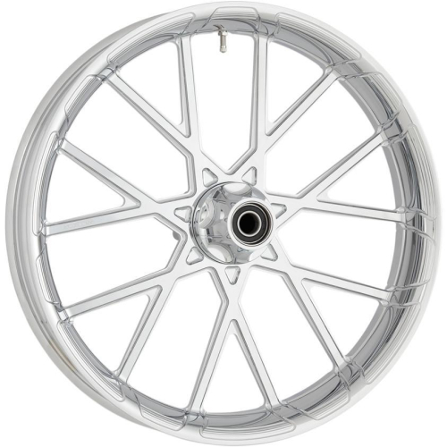 Arlen Ness - Arlen Ness Forged Aluminum Front Wheel - Single Disc ABS - 21in. 3.50in. - Procross Chrome - 10102-204-6010