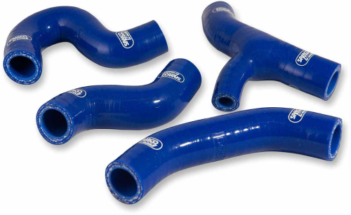 Moose Racing - Moose Racing Race Fit Radiator Hose Kit - 4 - Blue - MBU-HUS-37-BL